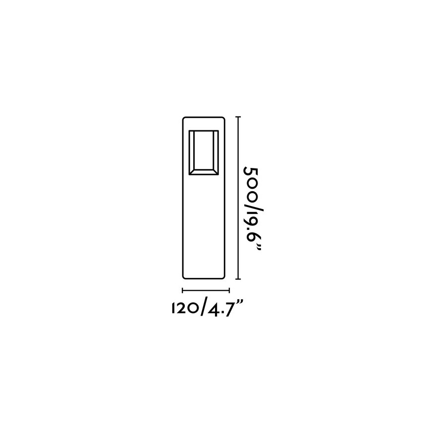 FARO 71199 - Udendørs LED lampe NAYA LED/8W/230V IP54