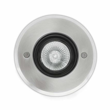 FARO 71489N - Udendørs indkørselslampe TECNO-6  1xGU10/50W/230V IK08 IP67