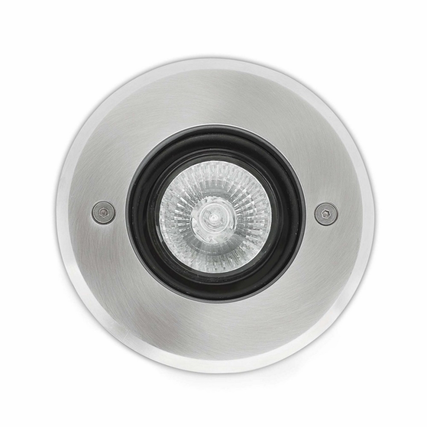 FARO 71489N - Udendørs indkørselslampe TECNO-6  1xGU10/50W/230V IK08 IP67