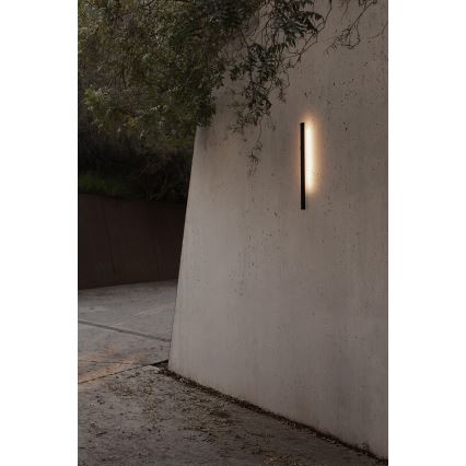 FARO 71800 - LED udendørs væglampe LIME LED/6W/230V 2700/3000/4000K 60 cm CRI 90 IP65 sort