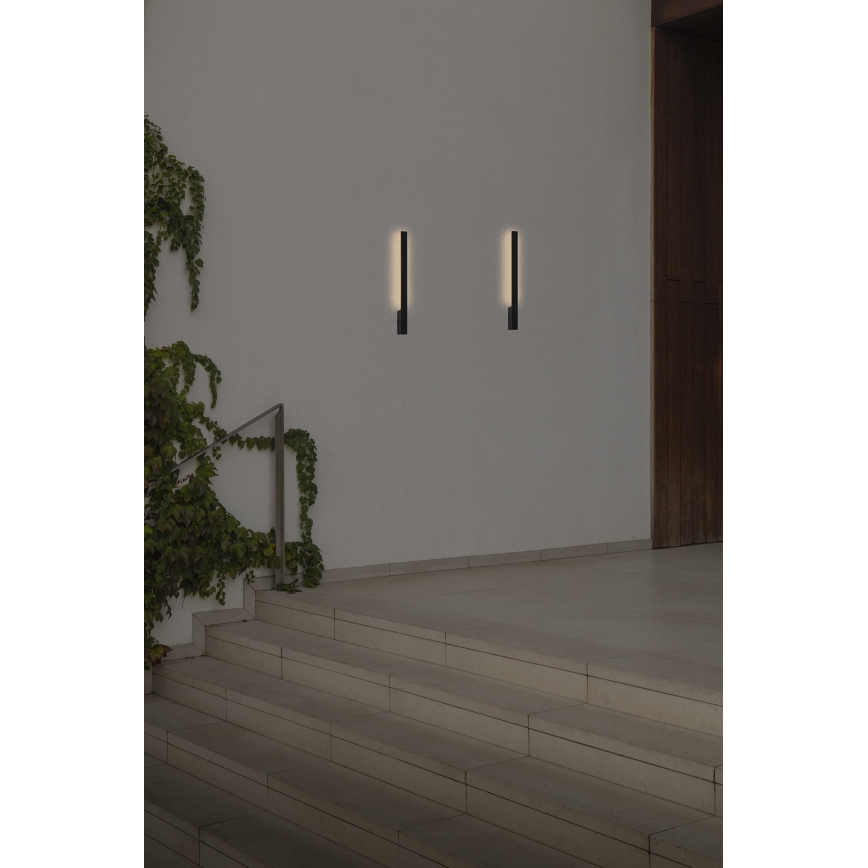 FARO 71800 - LED udendørs væglampe LIME LED/6W/230V 2700/3000/4000K 60 cm CRI 90 IP65 sort