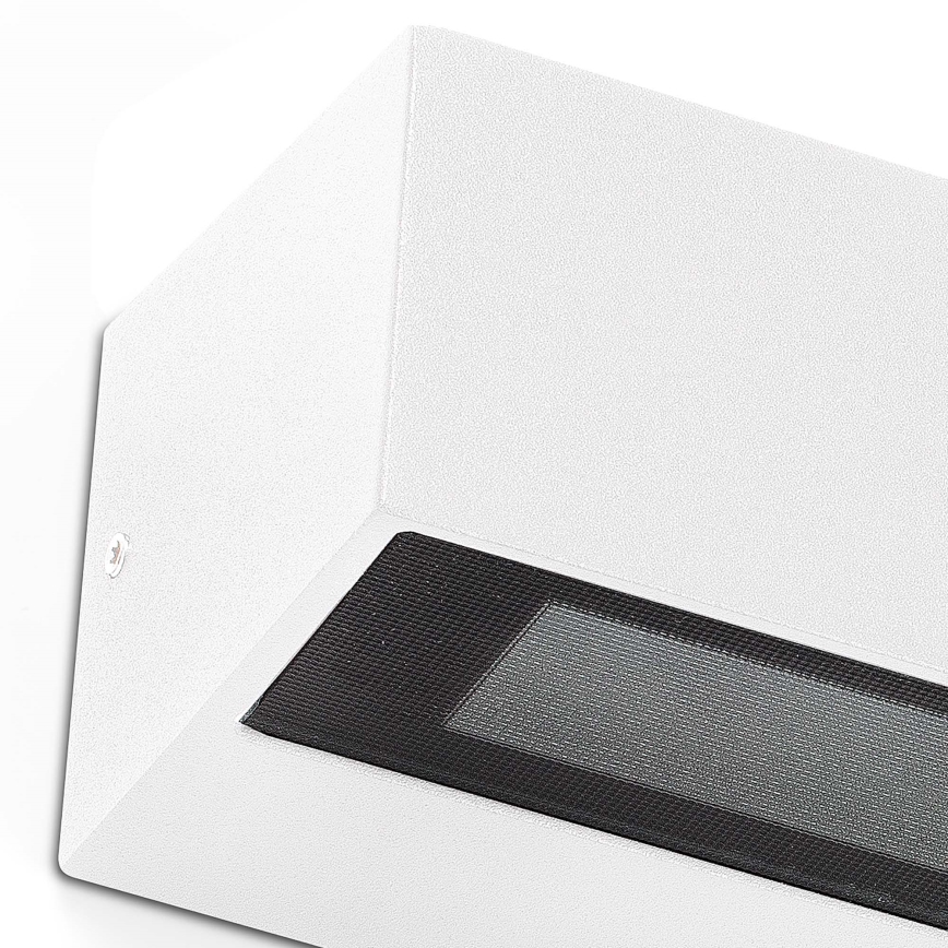 FARO 71903 - LED udendørs væglampe DORO 2xLED/10W/230V IP65 hvid