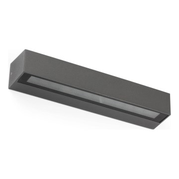 FARO 71904 - LED udendørs væglampe DORO 2xLED/10W/230V IP65 antracit