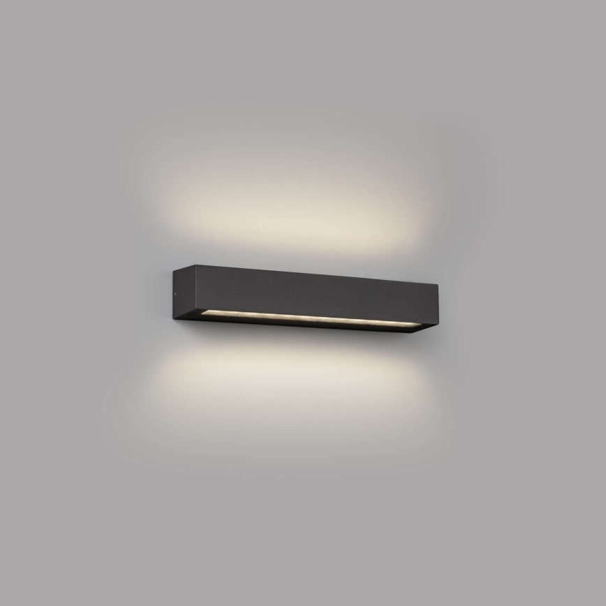 FARO 71904 - LED udendørs væglampe DORO 2xLED/10W/230V IP65 antracit