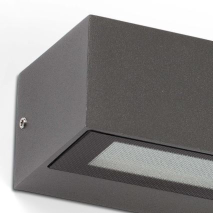 FARO 71910 - LED udendørs væglampe LAKO LED/8W/230V IP65 antracit