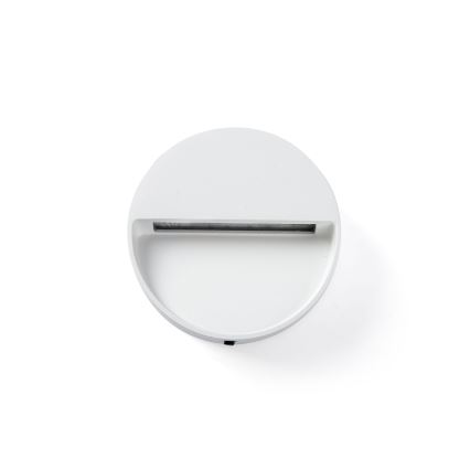 FARO 71961 - LED trappearmatur DUNE LED/3W/230V 2200/2700/3200/4000K IP65 hvid rund
