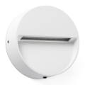 FARO 71961 - LED trappearmatur DUNE LED/3W/230V 2200/2700/3200/4000K IP65 hvid rund
