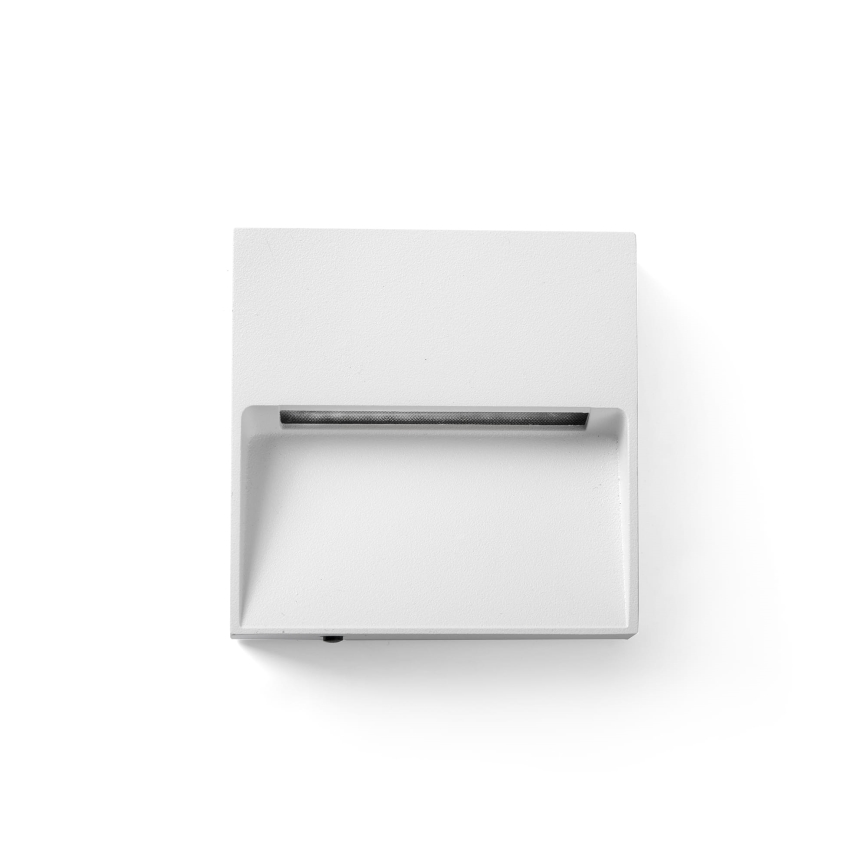 FARO 71964 - LED trappearmatur DUNE LED/3W/230V 2200/2700/3200/4000K IP65 hvid kvadratisk