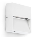 FARO 71964 - LED trappearmatur DUNE LED/3W/230V 2200/2700/3200/4000K IP65 hvid kvadratisk