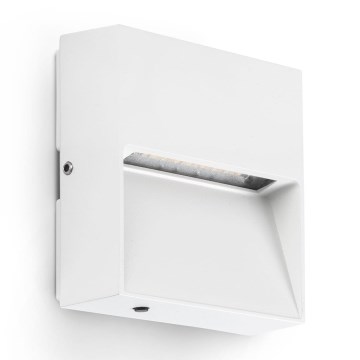 FARO 71964 - LED trappearmatur DUNE LED/3W/230V 2200/2700/3200/4000K IP65 hvid kvadratisk