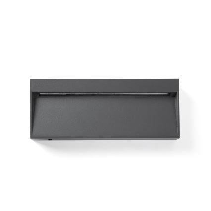FARO 71966 - LED trappearmatur DUNE LED/6W/230V 2200/2700/3200/4000K IP65 antracit rektangulær