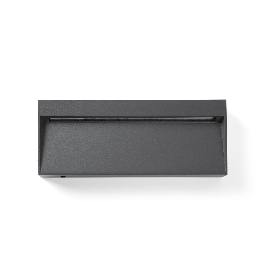 FARO 71966 - LED trappearmatur DUNE LED/6W/230V 2200/2700/3200/4000K IP65 antracit rektangulær