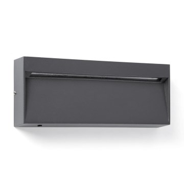 FARO 71966 - LED trappearmatur DUNE LED/6W/230V 2200/2700/3200/4000K IP65 antracit rektangulær