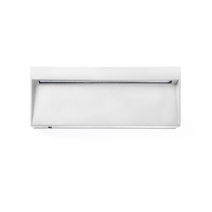 FARO 71967 - LED trappearmatur DUNE LED/6W/230V 2200/2700/3200/4000K IP65 hvid, rektangulær