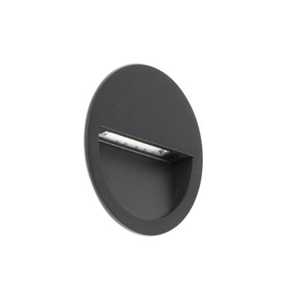 FARO 71969 - LED indbygningsarmatur POMA LED/3W/230V 2200/2700/3200/4000K IP65 antracit
