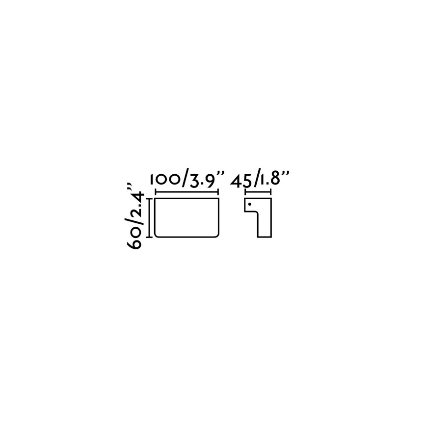 FARO 72082 - Udendørs LED væglampe NINE LED/6W/230V IP65