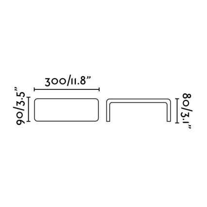 FARO 72272 - Udendørs LED væglampe BRACKET LED/6W/230V IP44