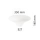 FARO 74430 - Lampeskærm BLUB´S E27/15W/230V diameter 30,5 cm
