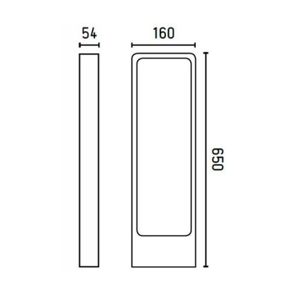 FARO 75520 - Udendørs LED lampe DAS LED/5W/230V IP54