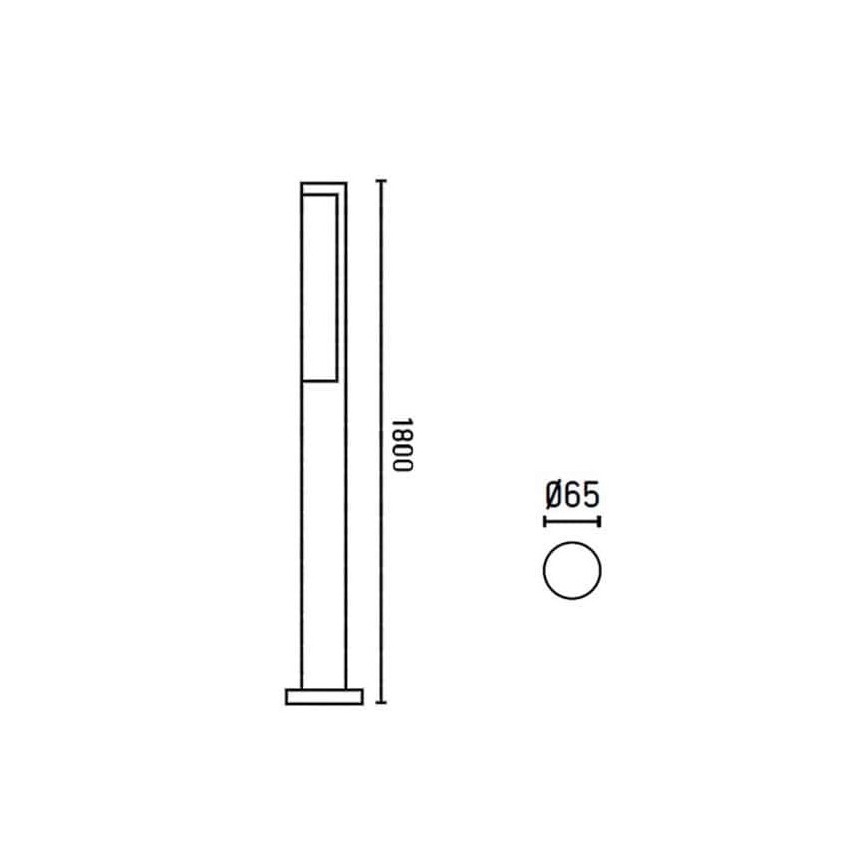 FARO 75524 - Udendørs LED lampe BERET-3 LED/16W/230V IP54