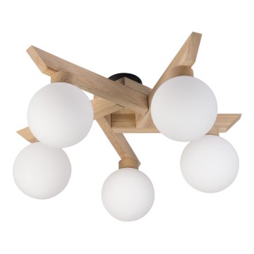 Fastmonteret loftlampe ANTONIO 5xG9/5W/230V eg/hvid