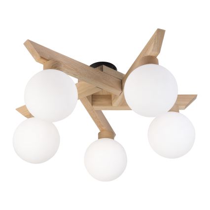 Fastmonteret loftlampe ANTONIO 5xG9/5W/230V eg/hvid