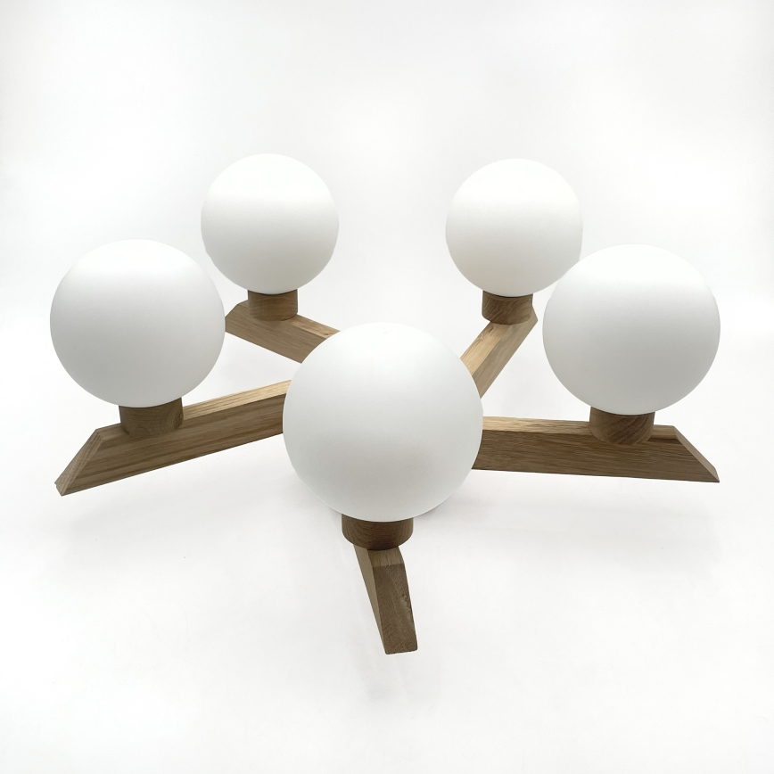 Fastmonteret loftlampe ANTONIO 5xG9/5W/230V eg/hvid