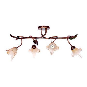 Fastmonteret lysekrone ANIA 4xE14/40W/230V