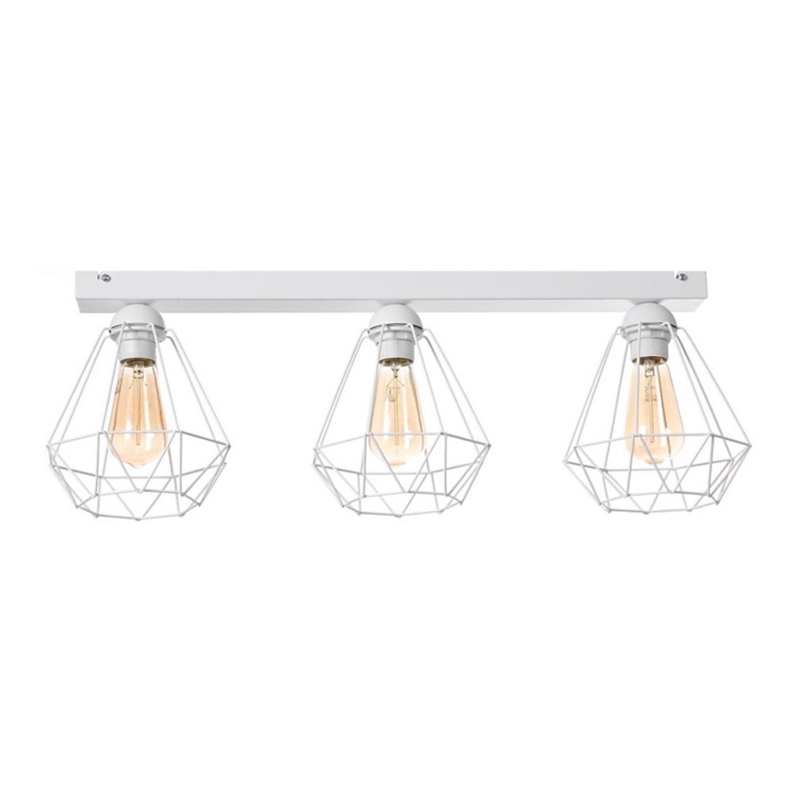 Fastmonteret lysekrone DIAMENT MINI 3xE27/60W/230V