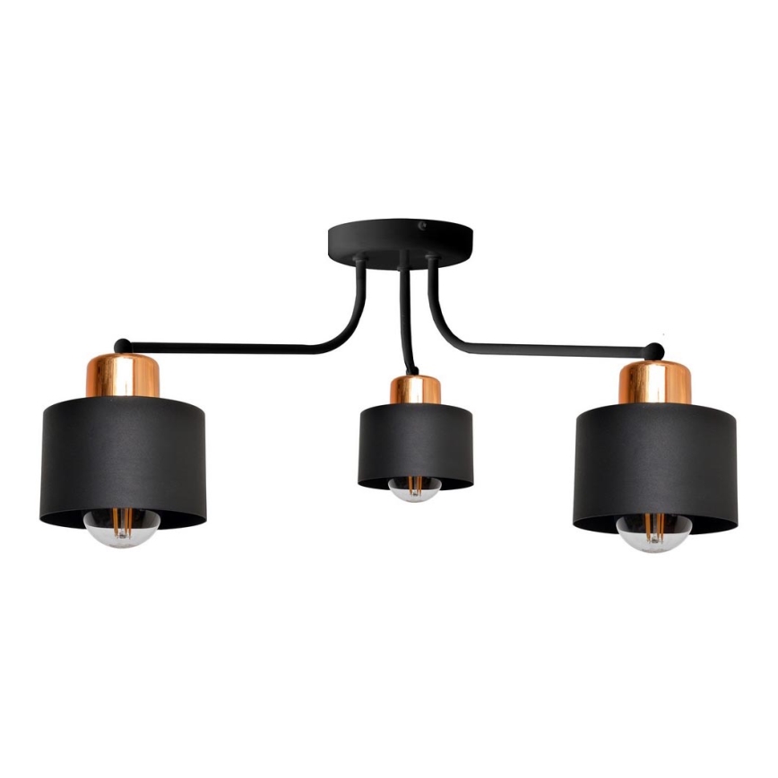 Fastmonteret lysekrone EDISON 3xE27/15W/230V