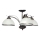 Fastmonteret lysekrone KORFU 3xE27/60W/230V