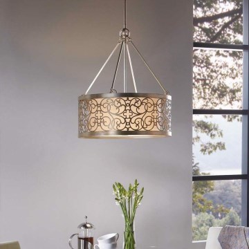 Feiss - ARABESQUE stangmonteret lysekrone 4xE27/60W/230V guld