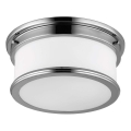 Feiss - Badeværelsesloftlampe PAYNE 2xE27/60W/230V IP44 mat krom