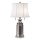 Feiss - Bordlampe STATEROOM 2xE27/60W/230V sølvfarvet