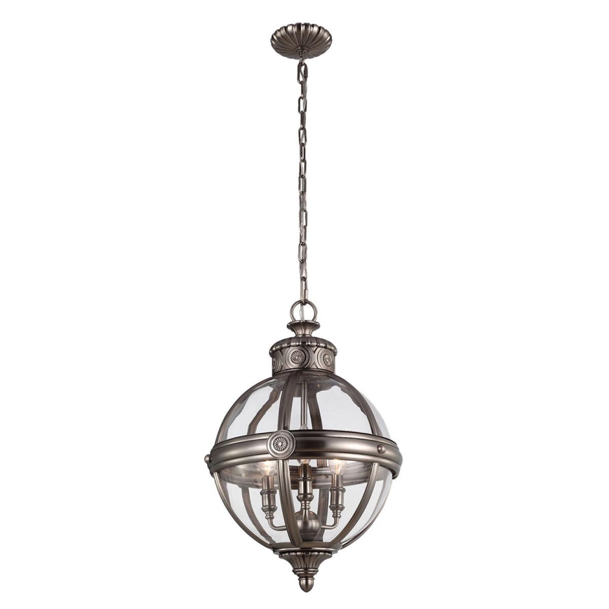 Feiss - Pendel med kædeophæng ADAMS 3xE14/60W/230V bronze