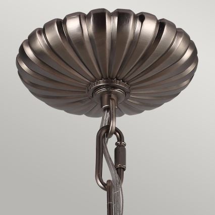 Feiss - Pendel med kædeophæng ADAMS 3xE14/60W/230V bronze