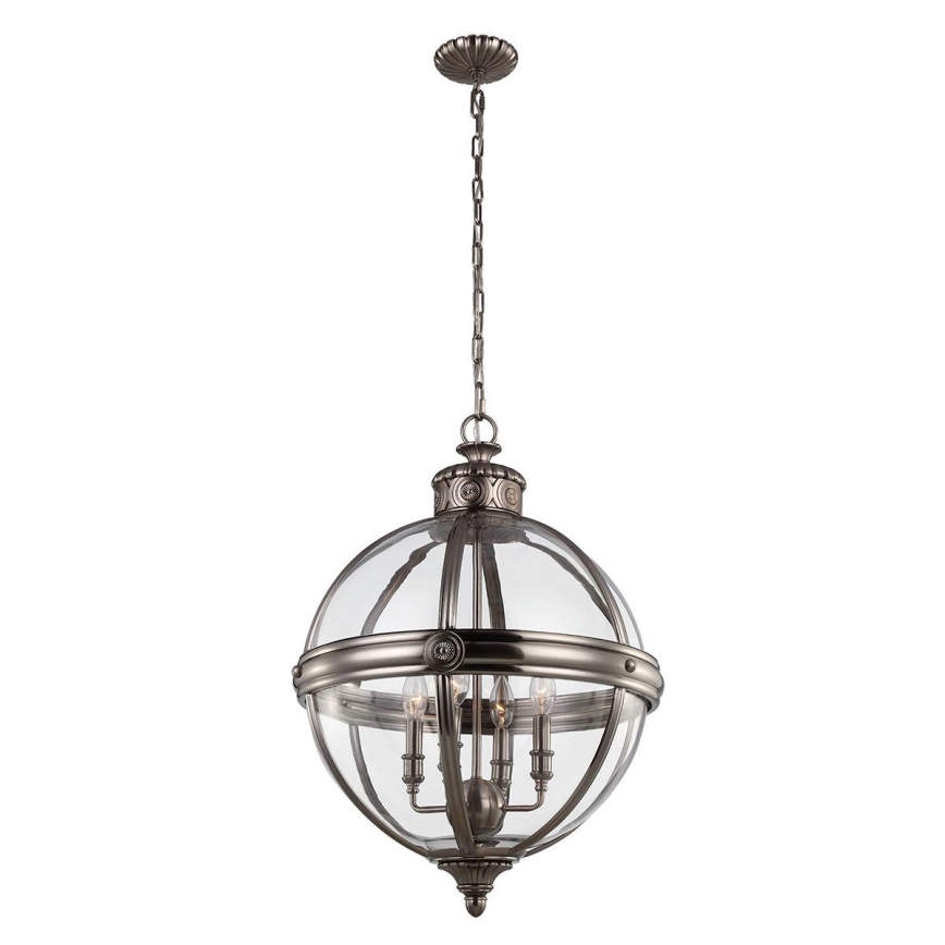 Feiss - Pendel med kædeophæng ADAMS 4xE14/60W/230V bronze