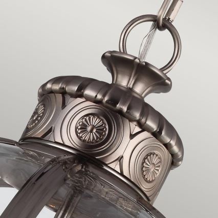 Feiss - Pendel med kædeophæng ADAMS 4xE14/60W/230V bronze