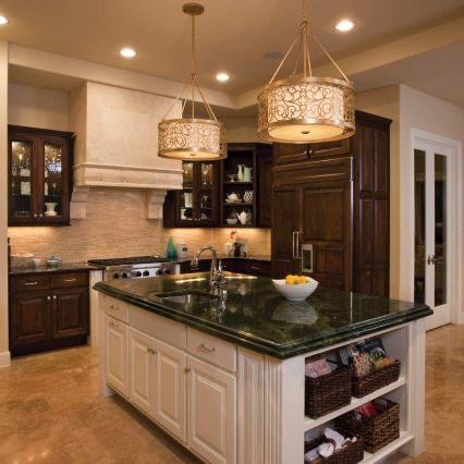 Feiss - ARABESQUE stangmonteret lysekrone 4xE27/60W/230V guld