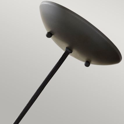 Feiss - Pendel på ledning BESO 1xE27/60W/230V Ø 25,4 cm sort/kobber