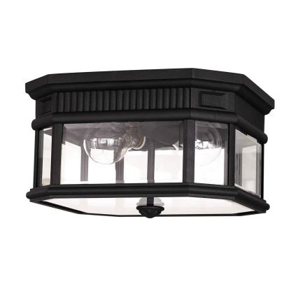 Feiss - Udendørs loftlampe COTSWOLD LANE 2xE27/60W/230V IP44