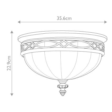 Feiss - Loftlampe DRAWING ROOM 3xE27/60W/230V