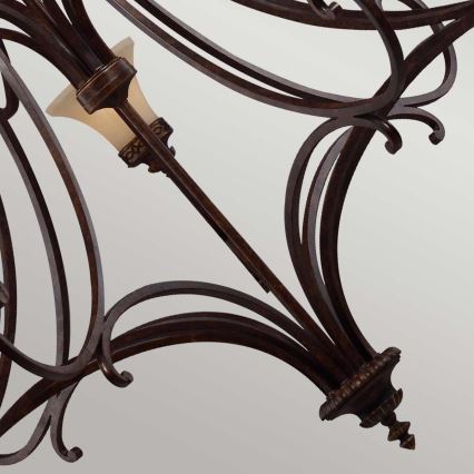 Feiss - Pendel med kædeophæng DRAWING ROOM 18xE27/60W/230V