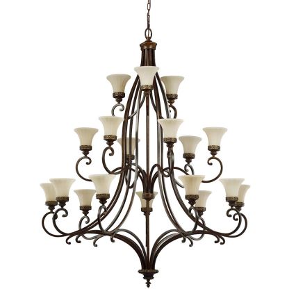 Feiss - Pendel med kædeophæng DRAWING ROOM 18xE27/60W/230V