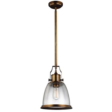 Feiss - Pendellampe HOBSON 1xE27/60W/230V bronze