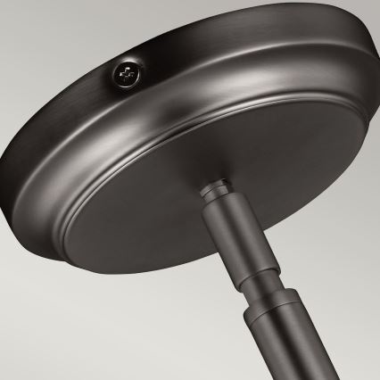 Feiss - Pendellampe HOBSON 1xE27/60W/230V sølvfarvet