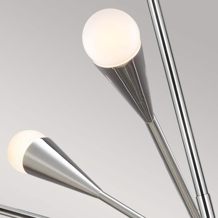 Feiss - LED pendel JAX 10xG9/3W/230V skinnende krom