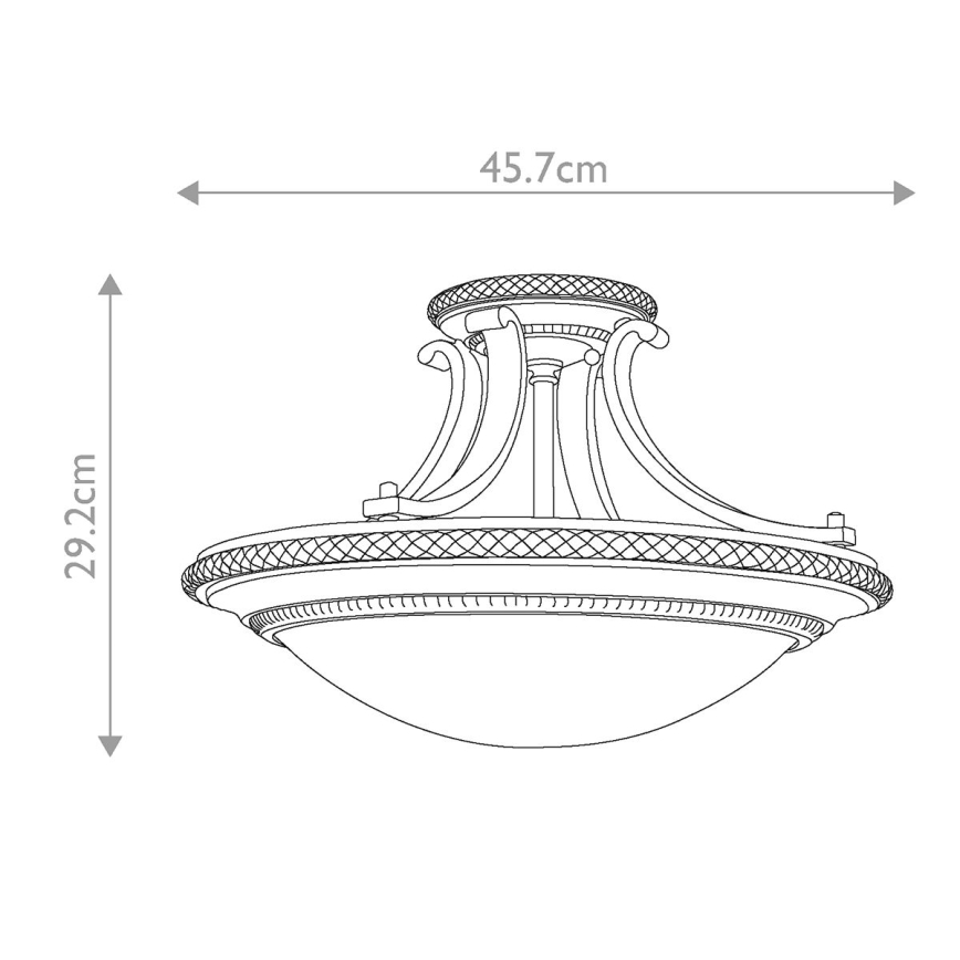 Feiss - Loftlampe KELHAM HALL 2xE27/60W/230V