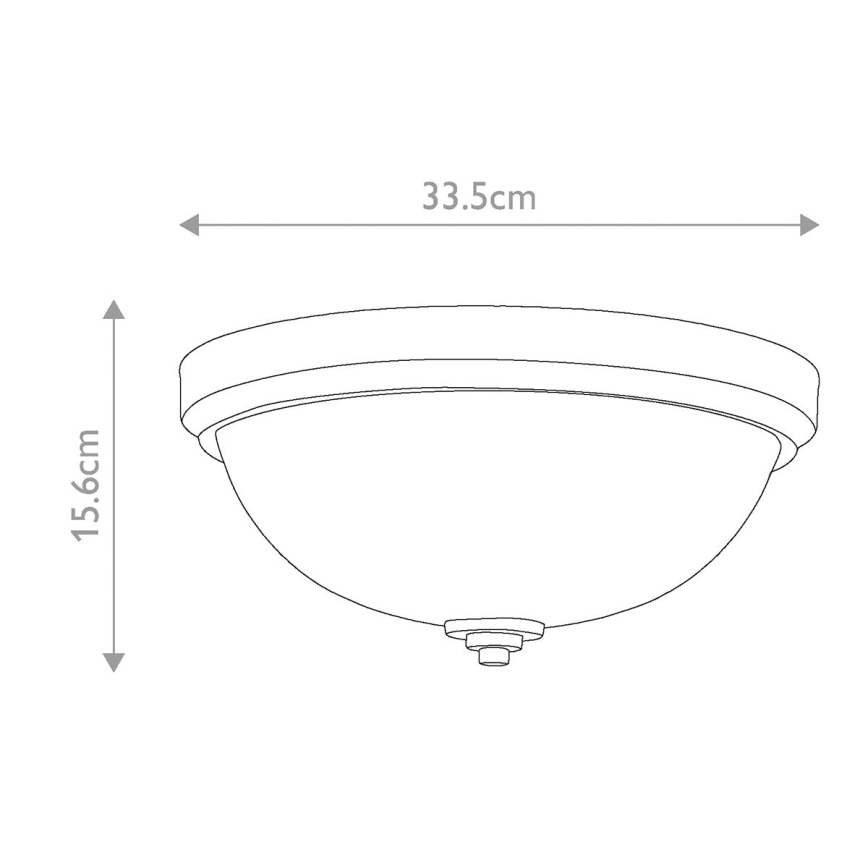 Feiss - Loftlampe til badeværelse MALIBU 2xE27/60W/230V IP44