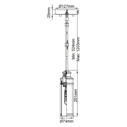 Feiss - LED loftlampe til badeværelse PAYNE 1xG9/3W/230V IP44